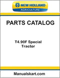 New Holland T4.90F Special Tractor Pdf Parts Catalog Manual