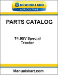 New Holland T4.95V Special Tractor Pdf Parts Catalog Manual (TIER 3)