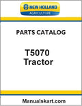 New Holland T5070 Tractor Pdf Parts Catalog Manual