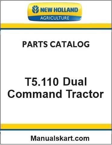 New Holland T5.110 Dual Command Tractor Pdf Parts Catalog Manual