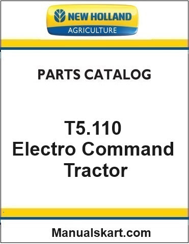 New Holland T5.110 Electro Command Tractor Pdf Parts Catalog Manual