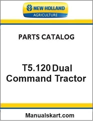 New Holland T5.120 Dual Command Tractor Pdf Parts Catalog Manual