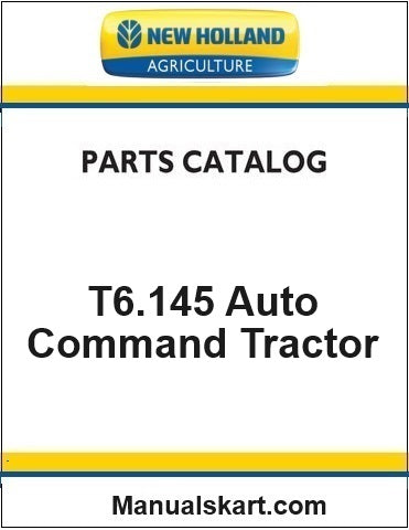 New Holland T6.145 Auto Command Tractor Pdf Parts Catalog Manual