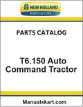 New Holland T6.150 Auto Command Tractor Pdf Parts Catalog Manual