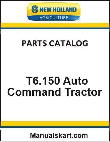 New Holland T6.150 Auto Command Tractor Pdf Parts Catalog Manual