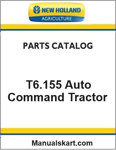 New Holland T6.155 Auto Command Tractor Pdf Parts Catalog Manual