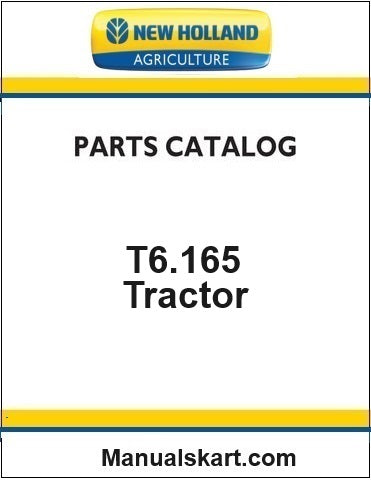 New Holland T6.165 Electro Command Tractor Pdf Parts Catalog Manual (Stage V)