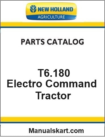 New Holland T6.180 Electro Command Tractor Pdf Parts Catalog Manual