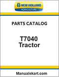 New Holland T7040 Tractor Pdf Parts Catalog Manual (Auto Command)