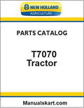 New Holland T7070 Auto command Tractor Pdf Parts Catalog Manual