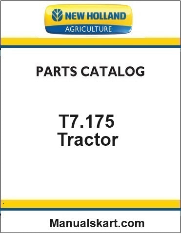 New Holland T7.175 Auto Command Tractor Pdf Parts Catalog Manual (Tier 4b)