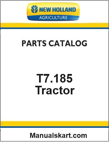 New Holland T7.185 Auto command Tractor Pdf Parts Catalog Manual