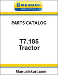 New Holland T7.185 Autocommand Tractor Pdf Parts Manual