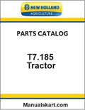 New Holland T7.185 Range Command Tractor Pdf Parts Catalog Manual