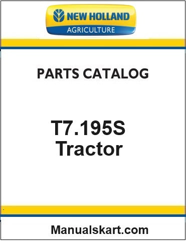 New Holland T7.195S Tractor Pdf Parts Catalog Manual (Stage V)