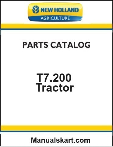 New Holland T7.200 Power Command Tractor Pdf Parts Catalog Manual