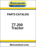 New Holland T7.200 Range Command Tractor Pdf Parts Catalog Manual
