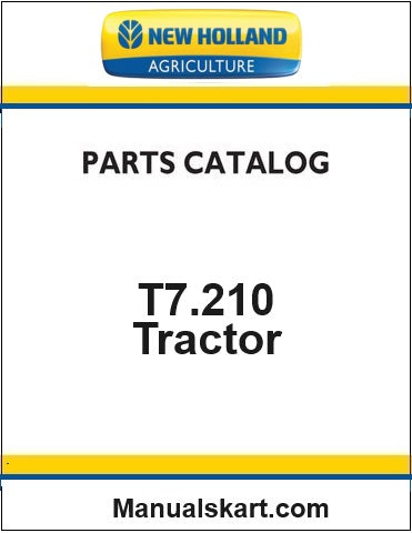 New Holland T7.210 Autocommand Tractor Pdf Parts Manual