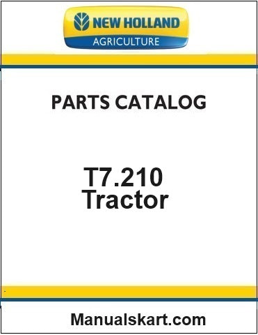 New Holland T7.210 Sidewinder II Tractor Pdf Parts Catalog Manual (Stage V)