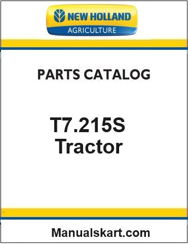 New Holland T7.215S Standard Tractor Pdf Parts Catalog Manual (Stage V)