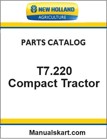 New Holland T7.220 Tractor Pdf Parts Catalog Manual