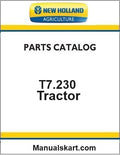 New Holland T7.230 Tractor Pdf Parts Catalog Manual (Tier 4b)