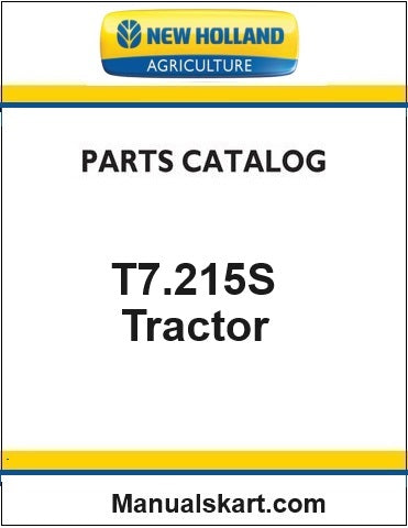 New Holland T7.215S Tractor Pdf Parts Manual (Stage V)