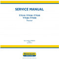 New Holland T7510, T7520, T7530, T7540, T7550 Tractor Pdf Repair Service Manual