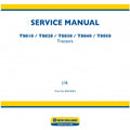 New Holland T8010, T8020, T8030, T8040, T8050 Tractor Pdf Repair Service Manual (p. Nb. 84318454)