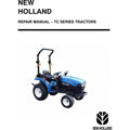 New Holland TC18D, TC21D TC Series Tractor Pdf Repair Service Manual (P. Nb. 6045507100)