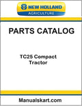 New Holland TC25 Compact Tractor Pdf Parts Catalog Manual