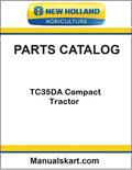 New Holland TC35DA Compact Tractor Pdf Parts Catalog Manual