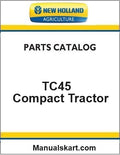 New Holland TC45 Compact Tractor Pdf Parts Catalog Manual