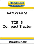 New Holland TCE45 Compact Tractor Pdf Parts Catalog Manual