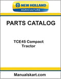 New Holland TCE45 Compact Tractor Pdf Parts Catalog Manual