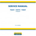 New Holland TD65F TD75F TD85F Tractor Pdf Repair Service Manual (p. Nb. 84285941)