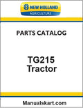 New Holland TG215 Tractor Pdf Parts Manual