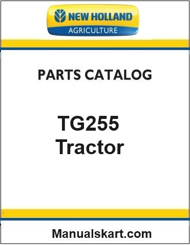 New Holland TG255 Tractor Pdf Parts Catalog Manual (North America)