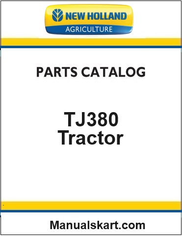 New Holland TJ380 Tractor Pdf Parts Catalog Manual