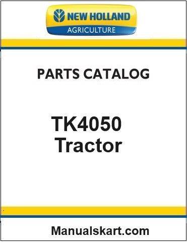 New Holland TK4050 Crawler Tractor Pdf Parts Catalog Manual