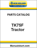 New Holland TK75F Crawler Tractor Pdf Parts Manual