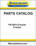 New Holland TK75FA Crawler Tractor Pdf Parts Catalog Manual Download