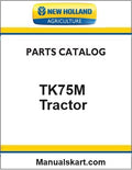 New Holland TK75M Crawler Tractor Pdf Parts Manual