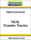 New Holland TK76 Crawler Tractor Pdf Parts Manual