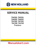 New Holland TN55D, TN55S, TN65D, TN65S, TN70D, TN70S, TN75D, TN75S Tractors Pdf Repair Service Manual (p. Nb. 87059380)
