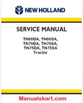 New Holland TN60DA, TN60SA, TN70DA, TN70SA, TN75DA, TN75SA Tractor Pdf Repair Service Manual (p. Nb. 6035443100) 2003