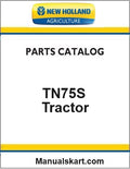 New Holland TN75S Tractor Pdf Parts Catalog Manual (Supersteer)