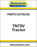 New Holland TN75V Tractor Pdf Parts Manual (Special)