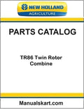New Holland TR86 Twin Rotor Combine Pdf Parts Catalog Manual