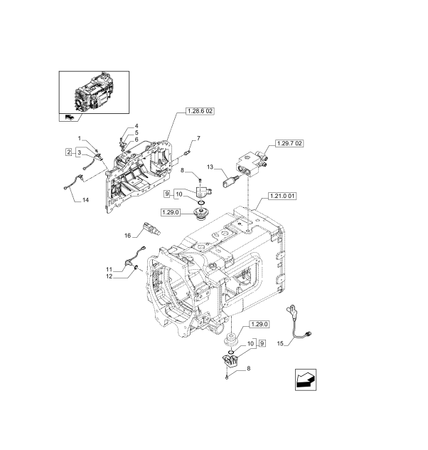 New Holland T9.505 Tractor Pdf Parts Manual 1